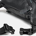Чоловіча шкіряна сумка Borsa Leather K101-black, фото 5