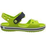 Босоніжки, сандалі для хлопчика Крокси Крокбенд оригінал / Crocs Kids Crocband Sandal (12856), Зелені, фото 6