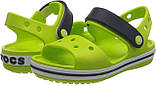 Босоніжки, сандалі для хлопчика Крокси Крокбенд оригінал / Crocs Kids Crocband Sandal (12856), Зелені, фото 4