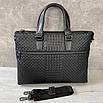 Чоловічий стильний портфель Bottega Veneta, фото 5