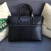 Чоловічий стильний портфель Bottega Veneta, фото 3