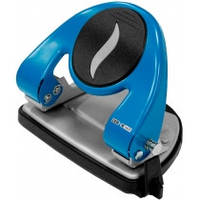 Діркопробивач середній, металевий, до 20арк., синій, Economix E40117