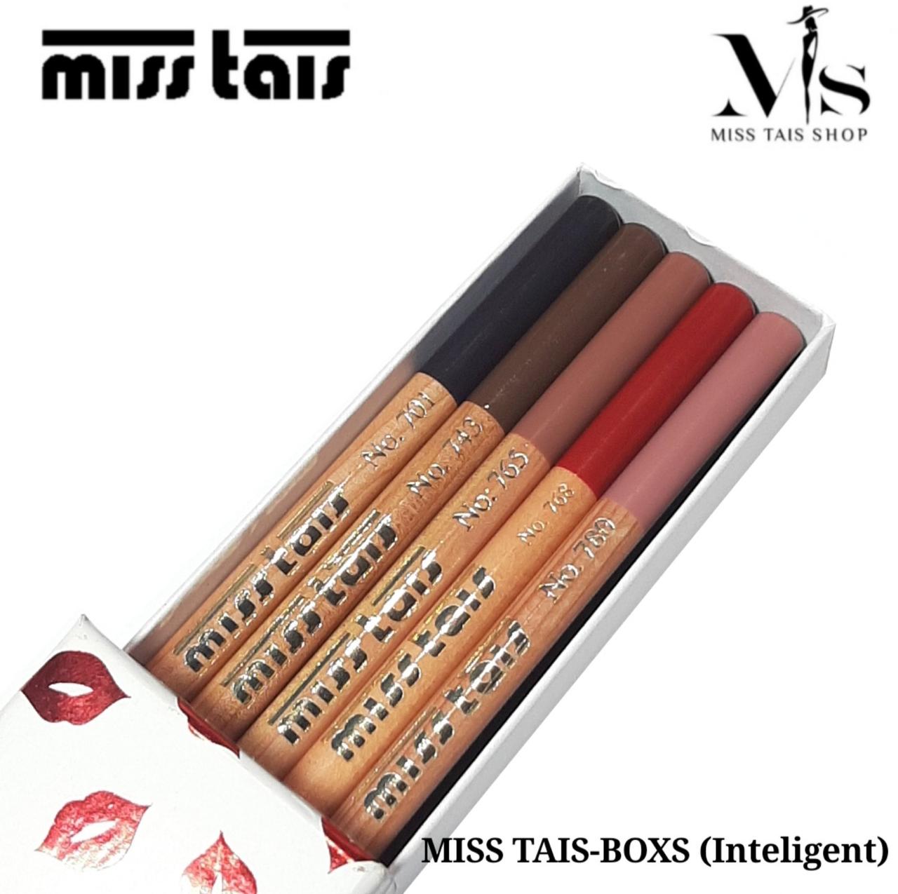 Miss Tais Box Подарунковий набір олівець для губ і очей Intiligent 701. 743. 765. 768. 780