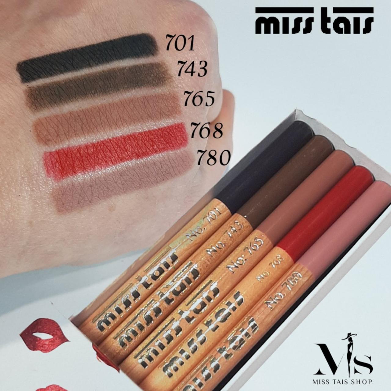 Miss Tais Box Подарочный набор карандаш для губ и глаз Intiligent 701 ...