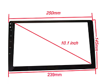 229*129*217 мм 9 дюймов закаленное стекло с рамкой для Junsun andoid магнитол и подобных 10.1