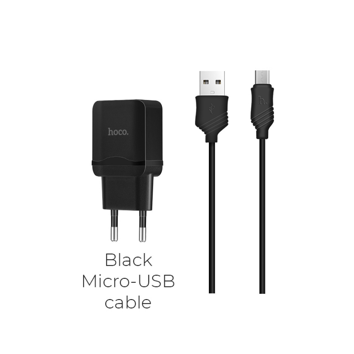 Мережевий зарядний пристрій Original Hoco C22A Single port Micro 2.4A