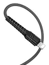 Кабель для зарядки телефона/ смартфона Borofone BU21 Dragon PD Type-C - Lightning 3 А 1.2 м Чорний, фото 4
