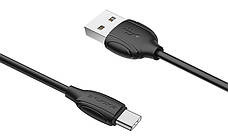 Кабель для зарядки телефона/ смартфона Borofone BX19 Benefit USB - Type-C 1.3 А 1 м Чорний, фото 3