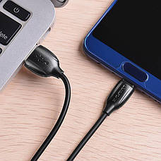 Кабель для зарядки телефона/ смартфона Borofone BX19 Benefit USB - Type-C 1.3 А 1 м Чорний, фото 6