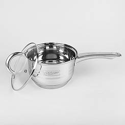 Ківш з кришкою MAESTRO нержавіюча сталь 16 см - 1.5 л 3513-16s