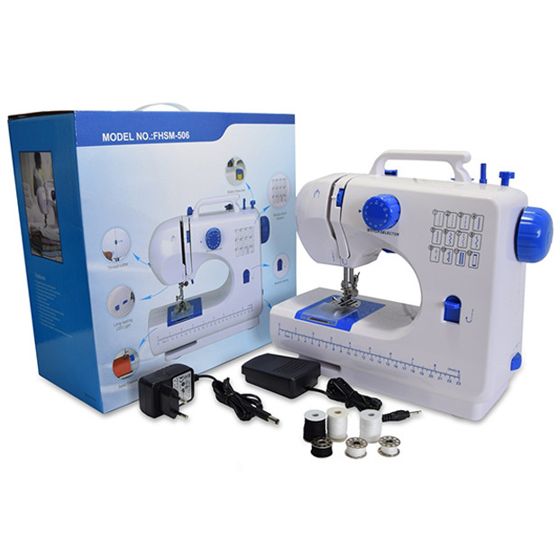 Швейная машинка многофункциональная Mini Sewing Machine 4в1 FHSM-506, 12 программ S - фото 6 - id-p1372959691