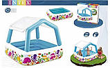 Дитячий басейн надувний Intex 57470 з дахом (SH001229), фото 2