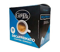 Капсулы кофе неспрессо без кофеина для кофемашины Caffe Poli Nespresso Decaffeinato