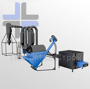 Сушка аеродинамічна СА-400 для стружки і тирси з пелетним пальником