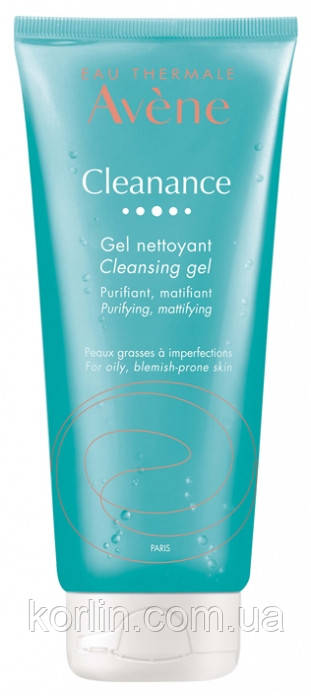 Avene Cleananance Cleansing Gel Гель очисний для жирної, проблемної, чутливої шкіри Авен Клінанс