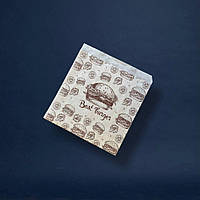 Бумажная упаковка уголок для гамбургера бургера 140х140 мм. 1000шт./упаковка