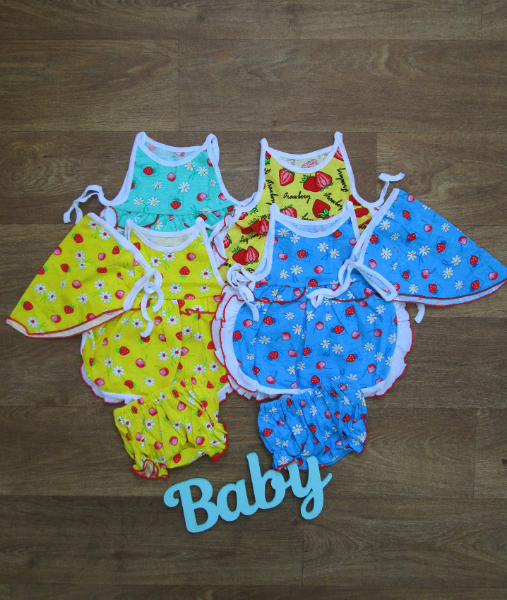 Ясельний дитячий комплект для дівчинки, літній костюм — набір для новонароджених
