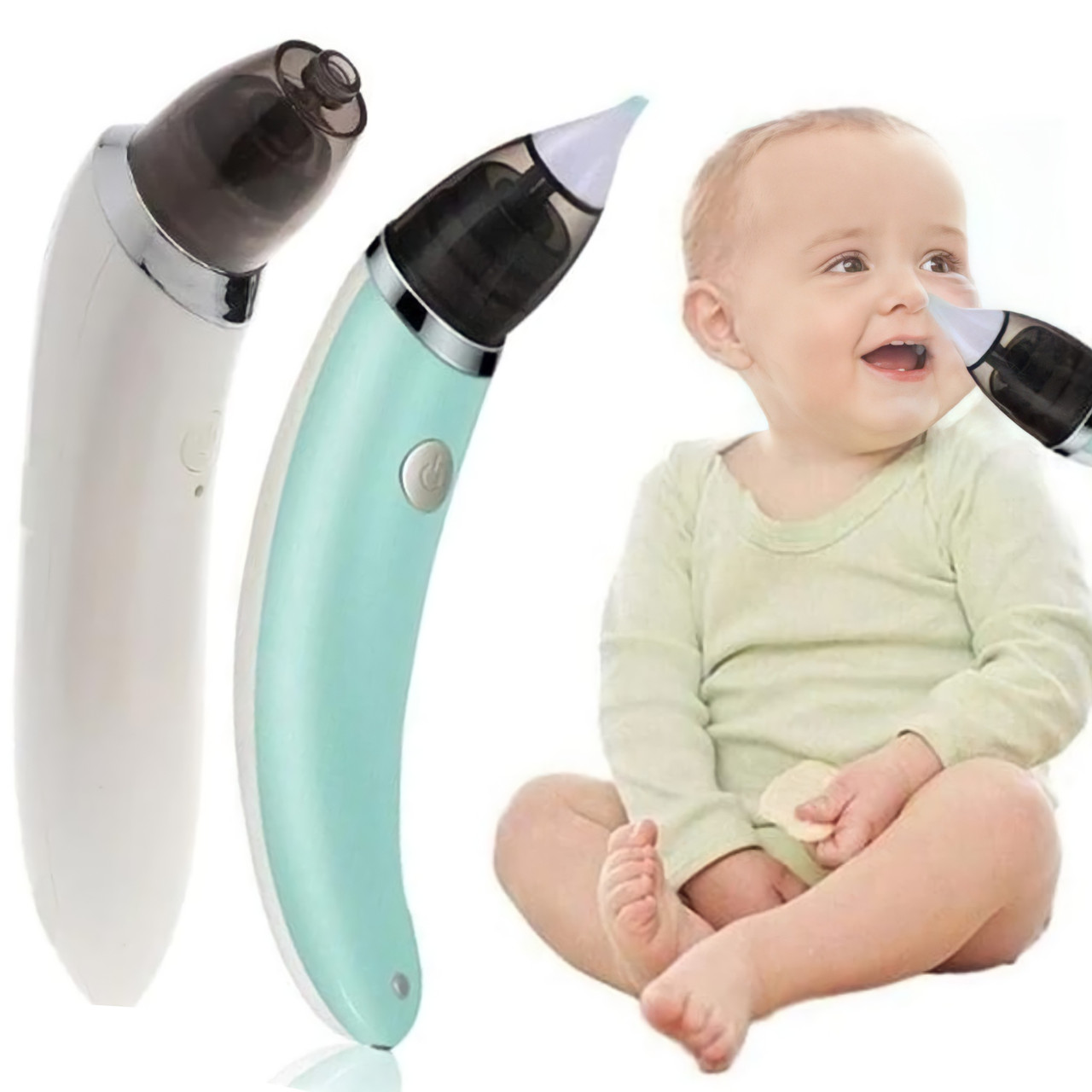 Дитячий назальний аспіратор електро Infant nasal absorber, соплевідсмоктувач електричний