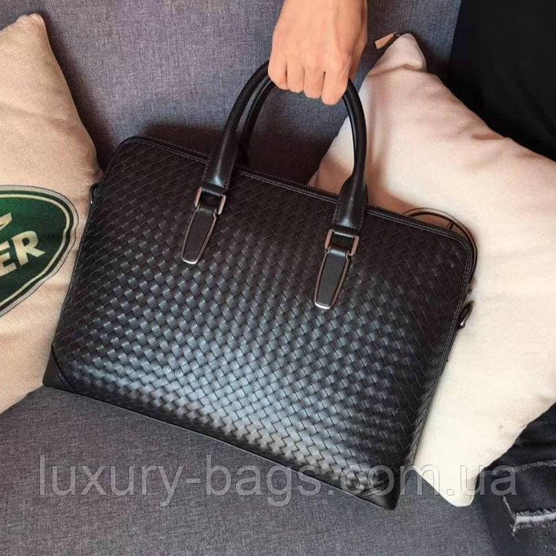 Чоловічий портфель на два відділи Ботега Венета Bottega Veneta