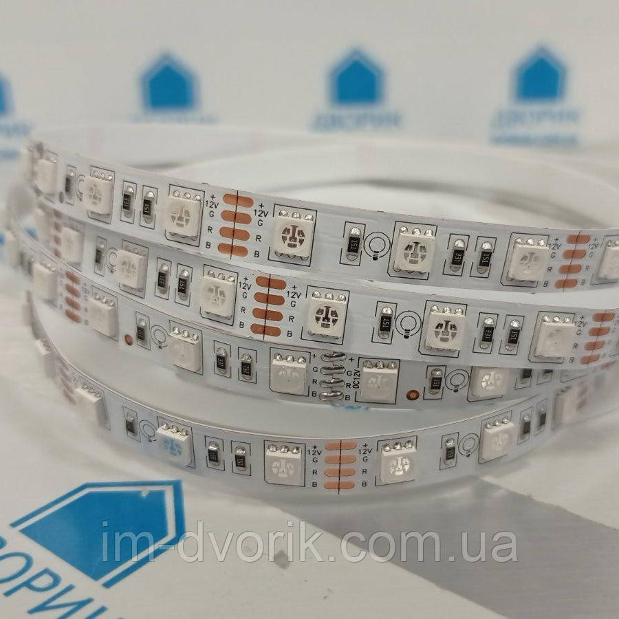Світлодіодна стрічка RGB (5 метрів) Professional 60 led/m DC12V SMD 5050 IP20 негерметична Biom, фото 1