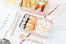 Ланч-бокс з пшеничного волокна Lunch Box 1000 ml, бежевий, фото 10