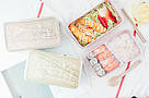 Ланч-бокс з пшеничного волокна Lunch Box 1000 ml, бежевий, фото 8