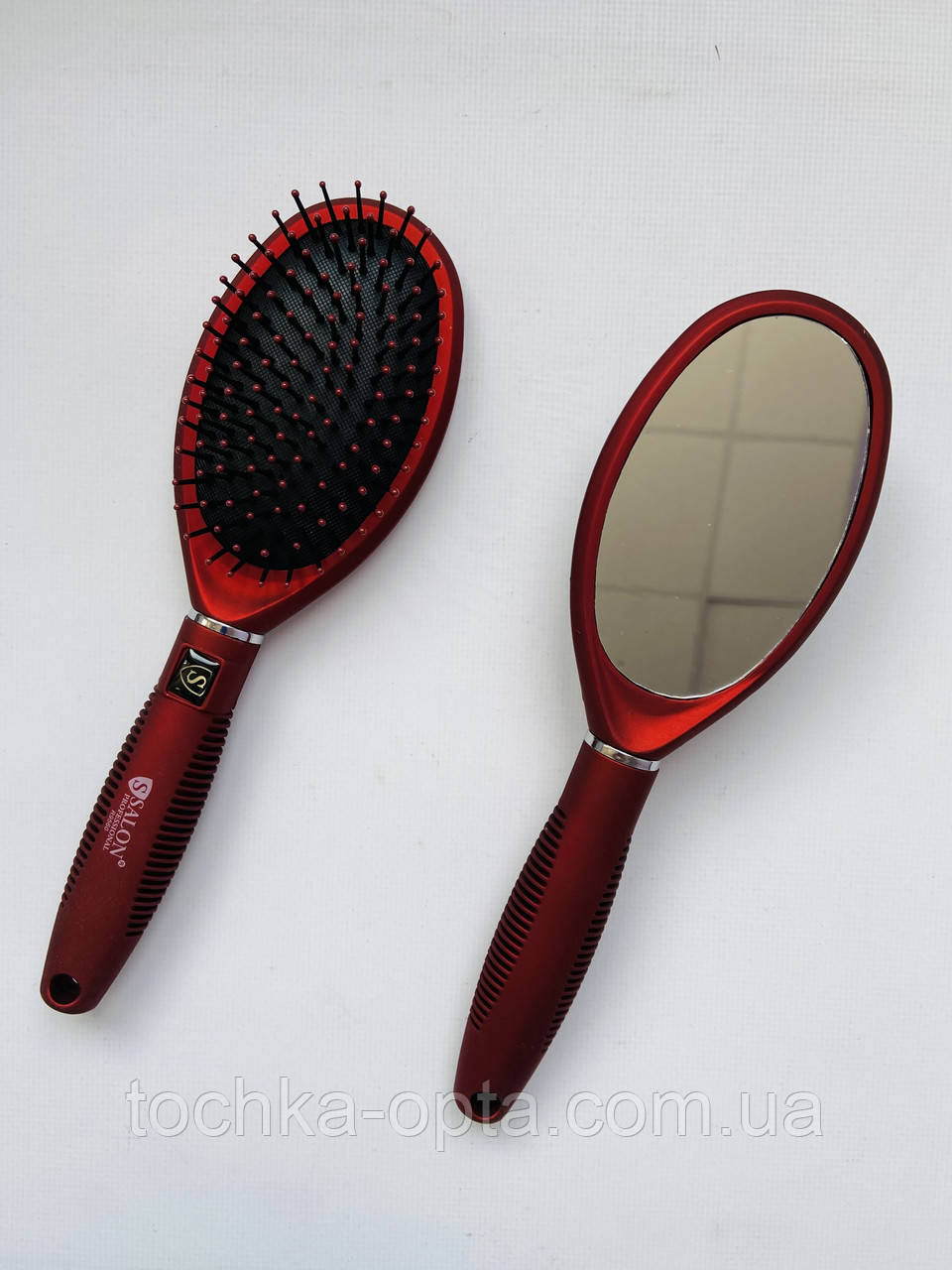 Масажна щітка для волосся SALON PROFESSIONAL із дзеркалом 9560