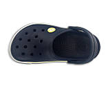 Крокси дитячі сабо Крикобенд 2.5 оригінал/Crocs Kids Crocband II.5 Clog (12837), Темно-сині 24, фото 6
