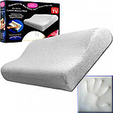Ортопедична подушка Comfort Memory Pillow Foam  ⁇  Розумна подушка з пам'яттю Меморі Пілоу, фото 3