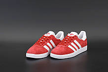 Чоловічі кросівки адідас газель, Adidas Gazelle, червоні, фото 2