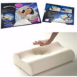 Ортопедична подушка Comfort Memory Pillow Foam  ⁇  Розумна подушка з пам'яттю Меморі Пілоу, фото 4