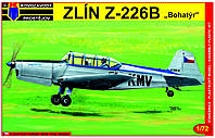 Пластикова модель 1/72 Kovozavody Prostejov 0003 чехословацький літак Zlin Z-226B BOHATÝR