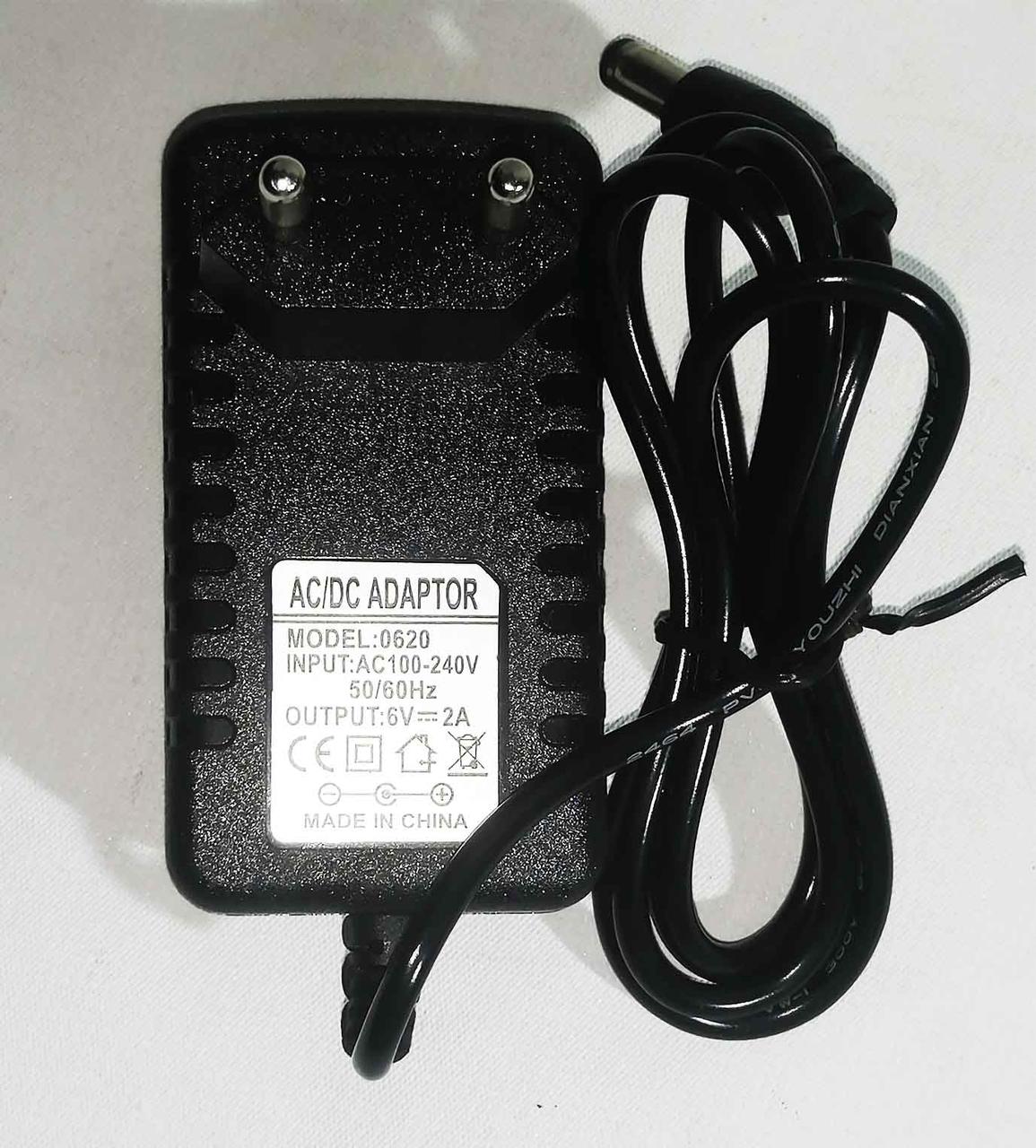 Блок живлення 6v 2A 5.5 mm, фото 1