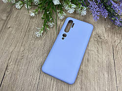 Чохол Full Silicone case для Xiaomi Mi Note 10 захисний чохол з мікрофіброю фіолетовий