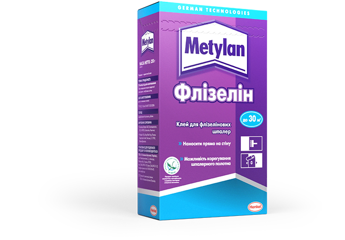 Клей для шпалер Metylan Henkel флізелін 250гр, фото 1