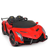 Детский двухместный электромобиль легковая спортивная машина Lamborghini 4WD M 4298EBLR-3 красный **