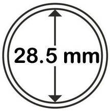 Капсула діаметром 28,5 мм для біметалевих монет НБУ 5 гривень