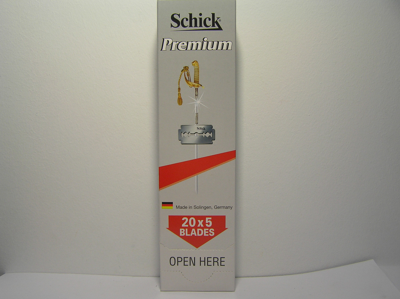 Леза для верстата двосторонні Schick Premium 100 шт. (Шик Преміум)