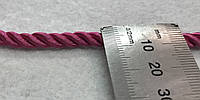 Крученый шнур Витой полиэстеровый малиновый 6мм