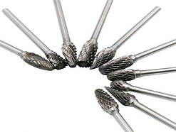 Набір фрез по металу для гравера Dremel, 10 штук