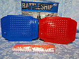 Розважальна Настільна стратегічна Гра "Морський бій" для дітей і дорослих (2 окремих поля-кейса), фото 5