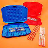 Розважальна Настільна стратегічна Гра "Морський бій" для дітей і дорослих (2 окремих поля-кейса), фото 6