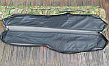 Універсальний чохол для спінінгів 2 відділення + 2 кишені Sams Fish SF24063 1.5 м Хакі 150 см, фото 5