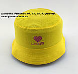 Оптом дитячі панамі 46, 48, 50, 52, 54 розмір панамка дитячі головні убори дитячі опт (ОП55), фото 2