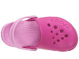 Крокси для дівчинки сабо Електро оригінал/Crocs Kids Electro Clog (10400), Рожеві, фото 5
