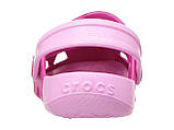 Крокси для дівчинки сабо Електро оригінал/Crocs Kids Electro Clog (10400), Рожеві, фото 8