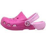 Крокси для дівчинки сабо Електро оригінал/Crocs Kids Electro Clog (10400), Рожеві, фото 3