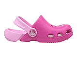 Крокси для дівчинки сабо Електро оригінал/Crocs Kids Electro Clog (10400), Рожеві, фото 4