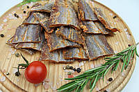 Закуска солоно-сушений Тунець з перцем, ваговий 300 г виробник Теплі моря