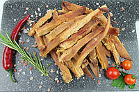 Морська риба солоно-сушена Кальмар смужка вагова 300 грам Україна